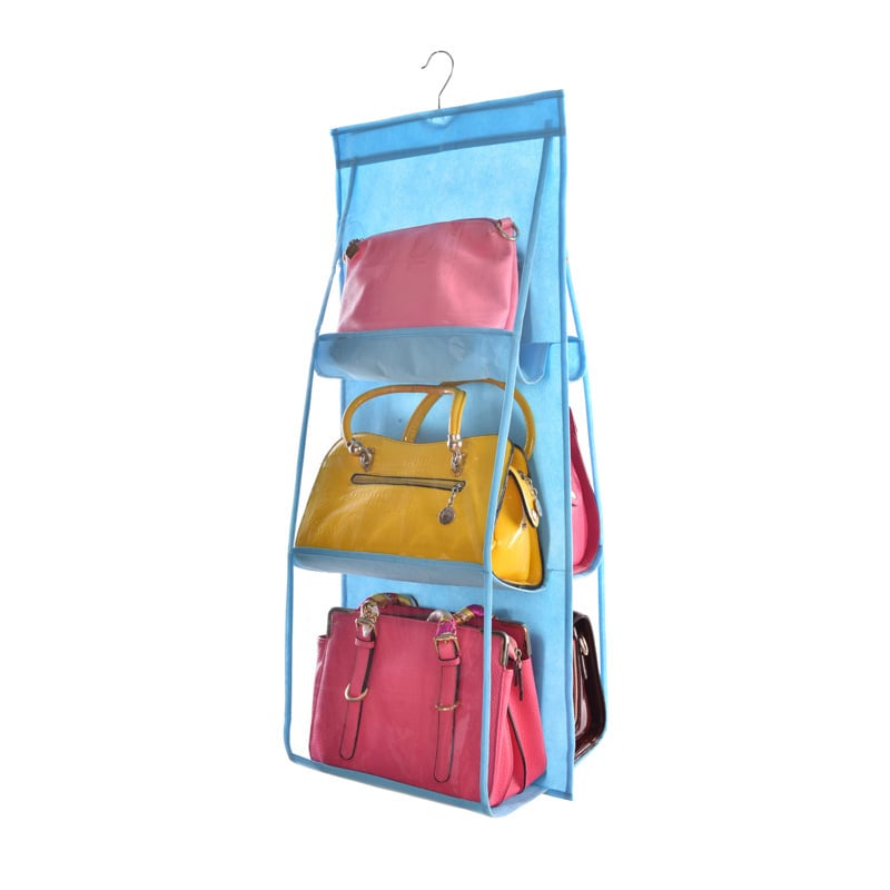 Hängender Handtaschen-Organizer – Doppelseitiges Design mit 6 Fächern