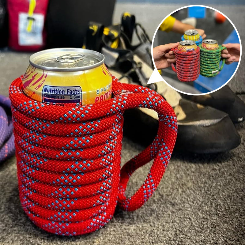 Gluschwein - Climbing rope drink can holder