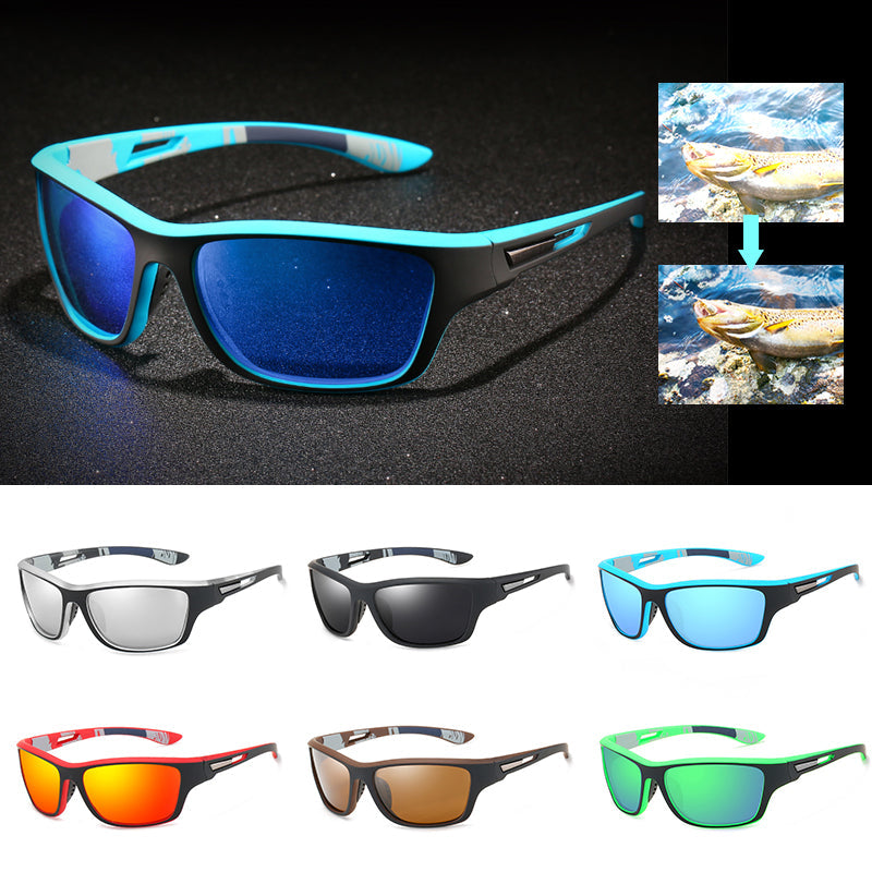 Gluschwein - Blendfreie Outdoor-Sportsonnenbrille mit polarisierten Gläsern