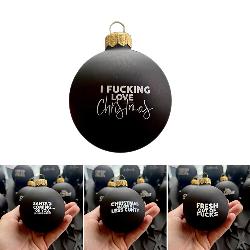 Lustiges Weihnachtsornament