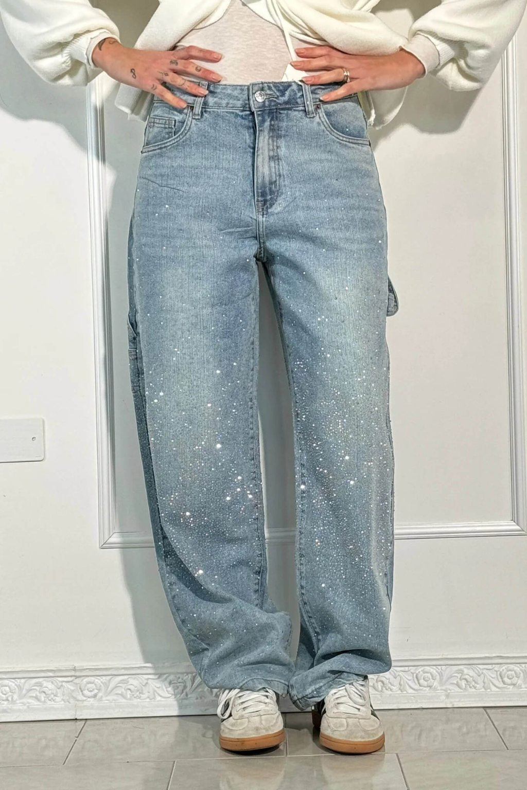 Baggy | Glitzerhose | 1+1 GRATIS