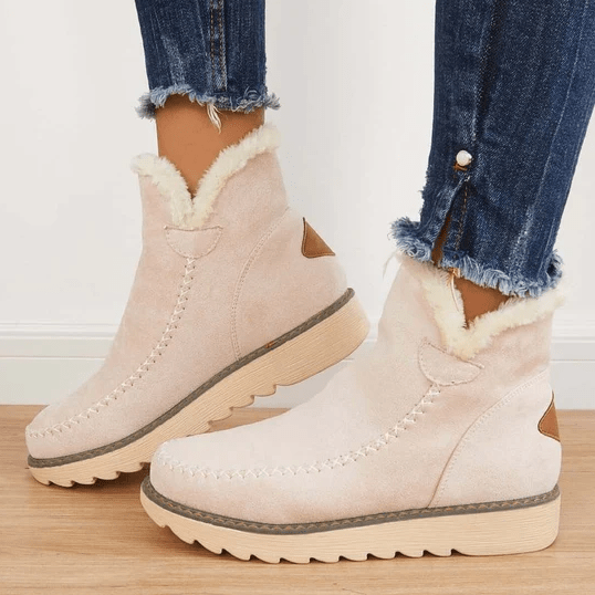 Traudl - Botas de invierno súper cómodas con suela cómoda y forro cálido.