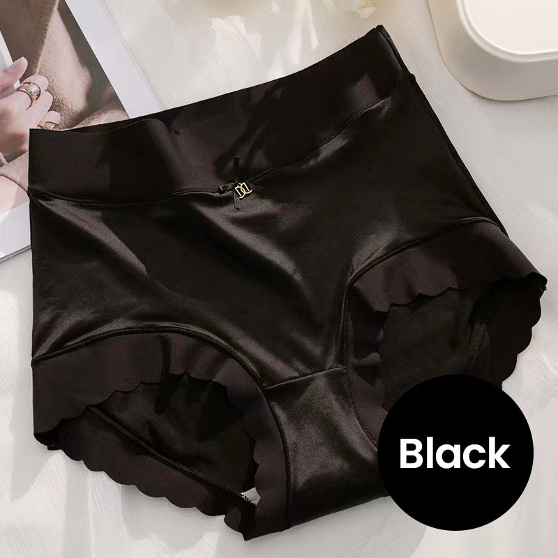 Gluschwein - 💥Kaufe 2, erhalte 1 kostenlos🥰Atmungsaktive Damen-Slips aus hochelastischem Satin mit Baumwollfutter, gesund, bequem und nahtlos