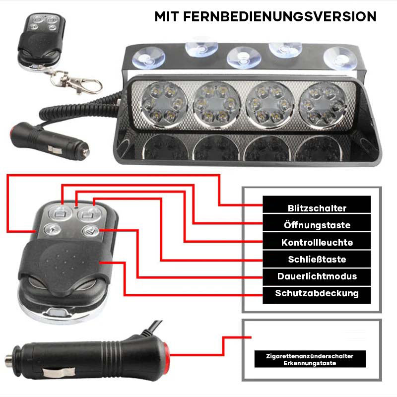 Gluschwein - LED-Auto-Stroboskop-Notlicht