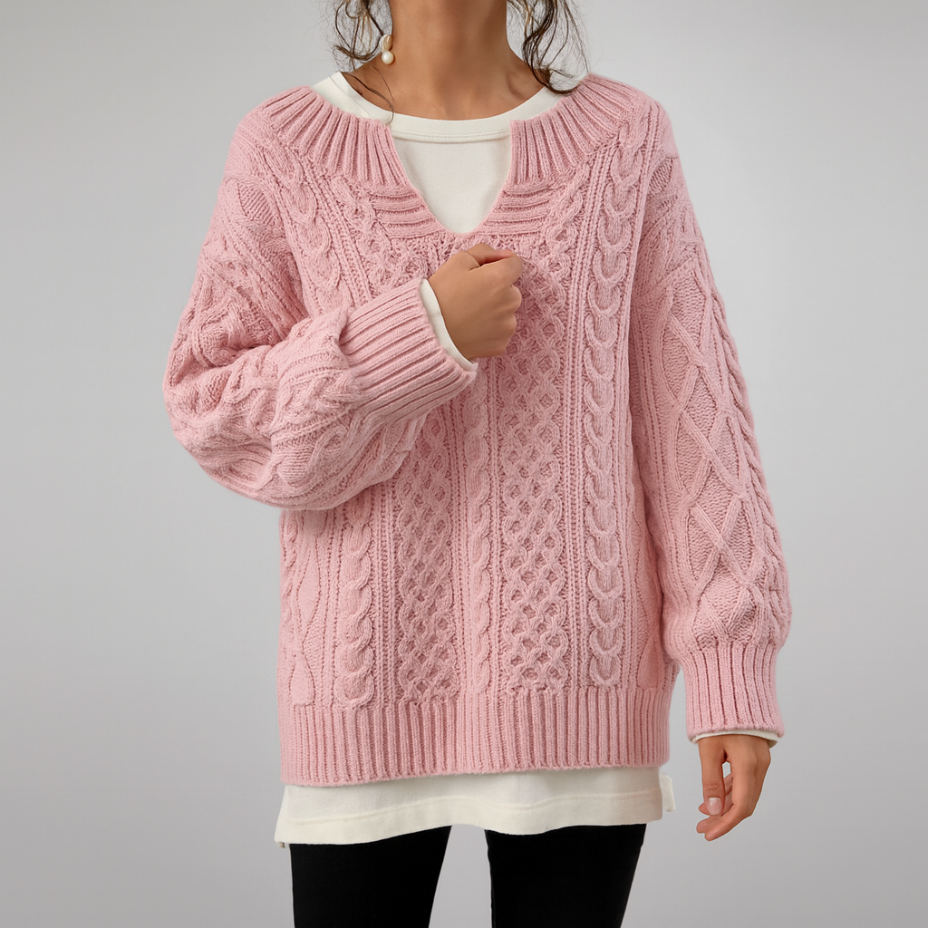 Sylvie | Verdrehter Winterpullover
