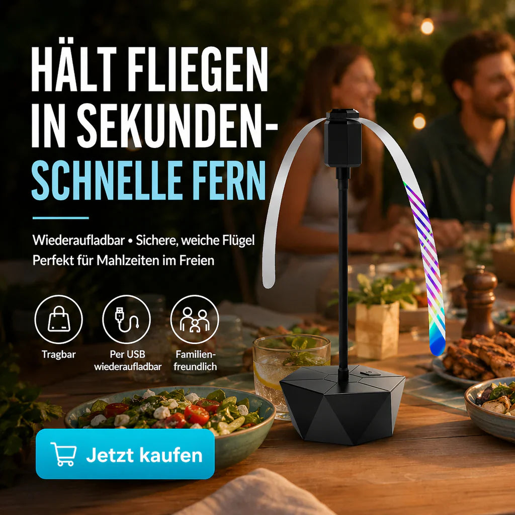 🔥Solange der Vorrat reicht – 50 % Rabatt!🌀Tischventilator gegen Fliegen🔇