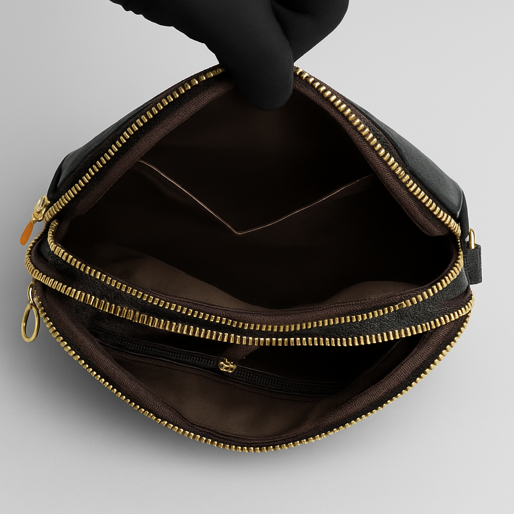 Catriona | Minimalistische Umhängetasche in Muschelform