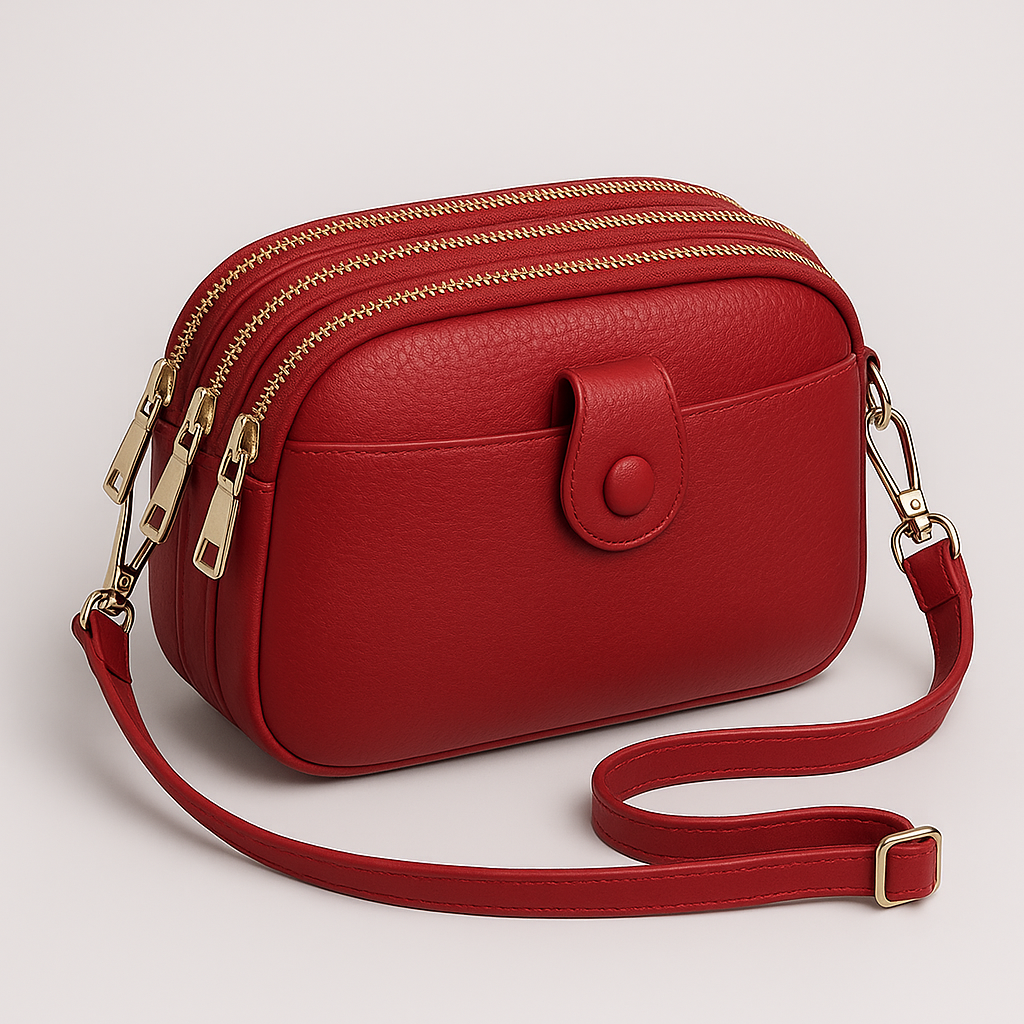 Jasmine | Vintage-Umhängetasche aus echtem Leder für Damen