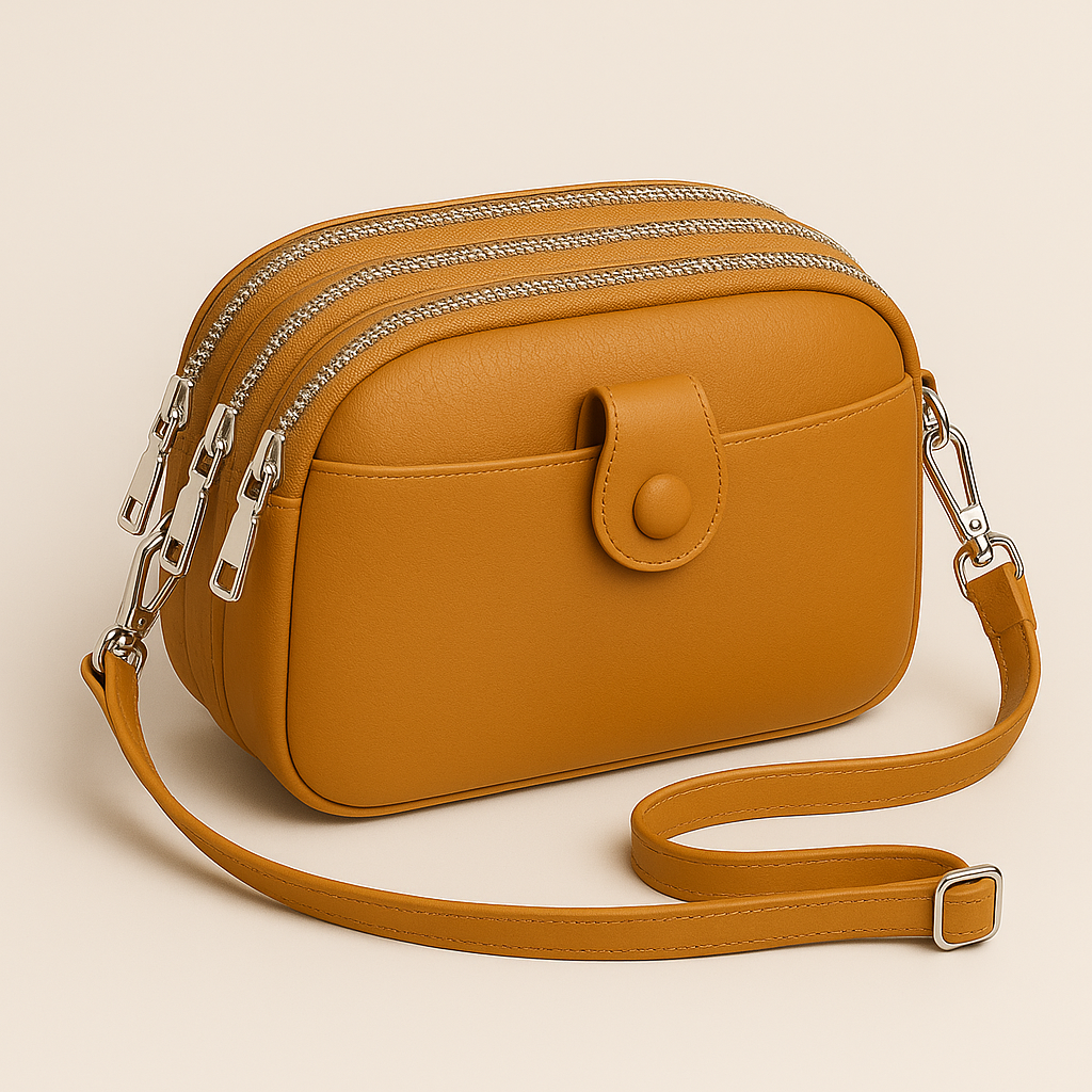 Jasmine | Vintage-Umhängetasche aus echtem Leder für Damen