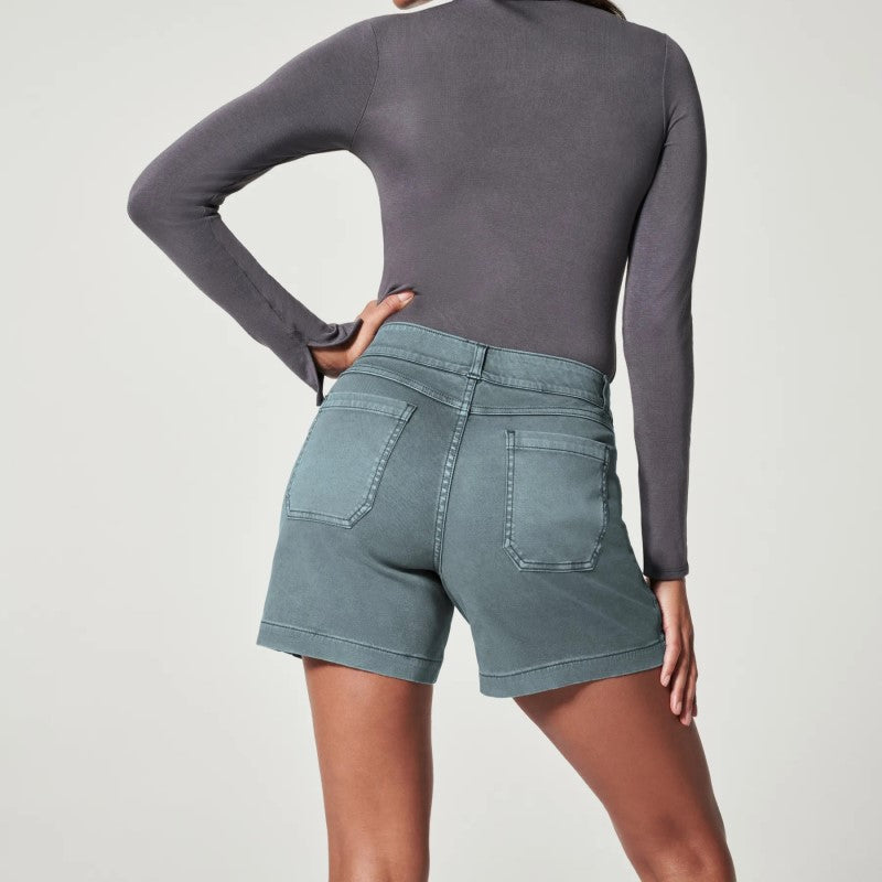 Gluschwein - Stretch-Twill-Shorts für Damen