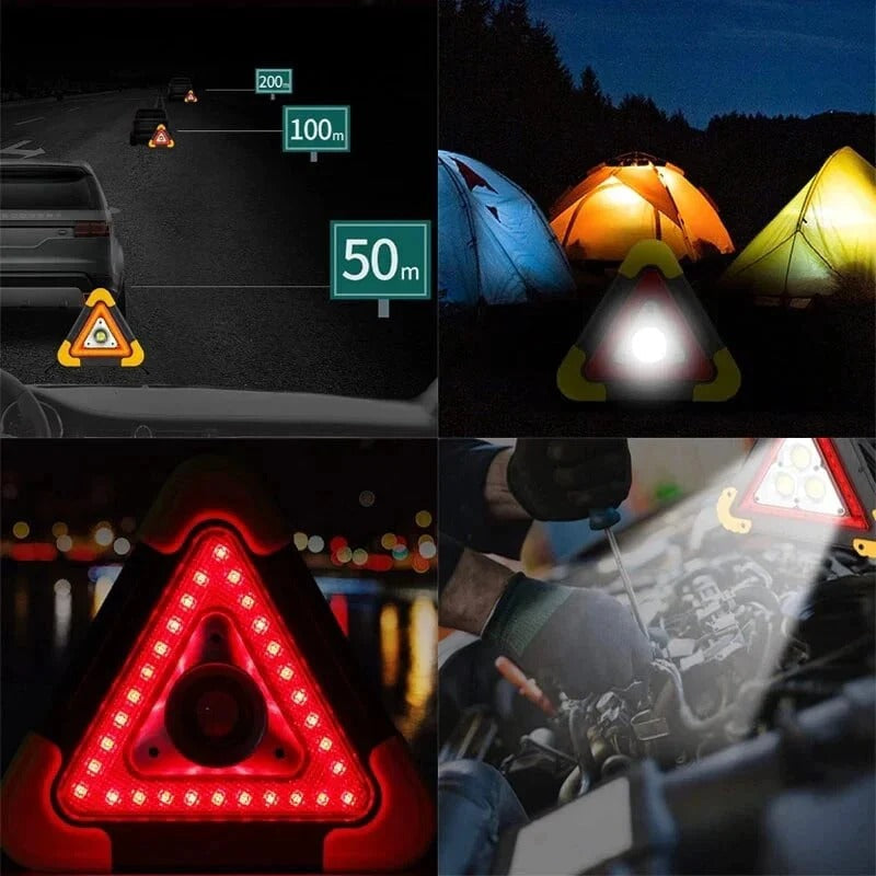 Warning Triangle -  Erleuchte die Dunkelheit, mache den Weg sichtbar und halte dein Handy am Leben