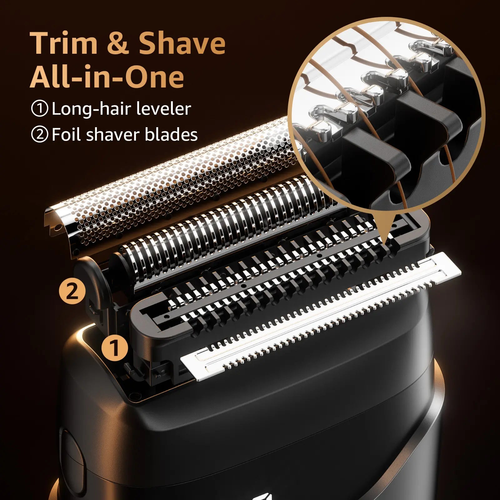 Gluschwein - ⏰️50% Rabatt!🪒Gepflegtes Aussehen, egal wo Sie sind - Mini-Rasierer für Profis.