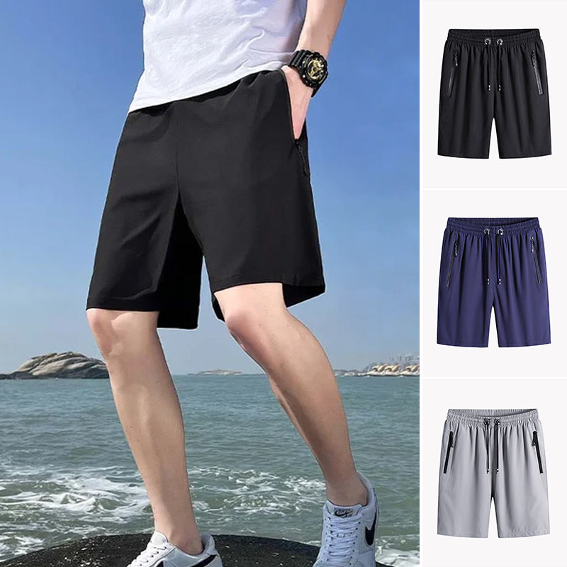 Gluschwein - Men's Plus Size Ice Silk Stretch Shorts