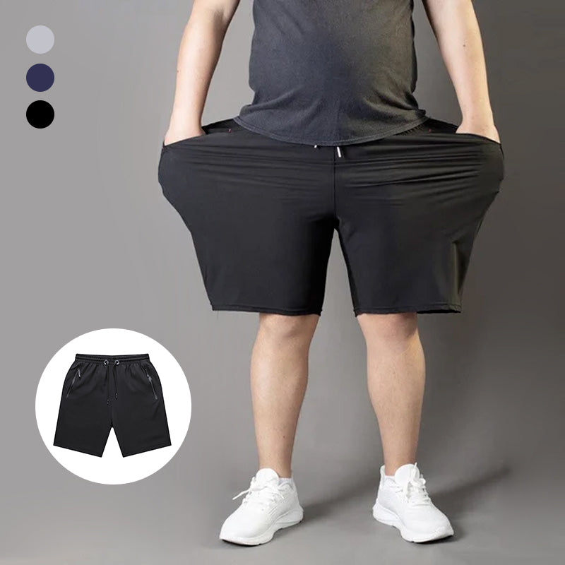 Gluschwein - Men's Plus Size Ice Silk Stretch Shorts