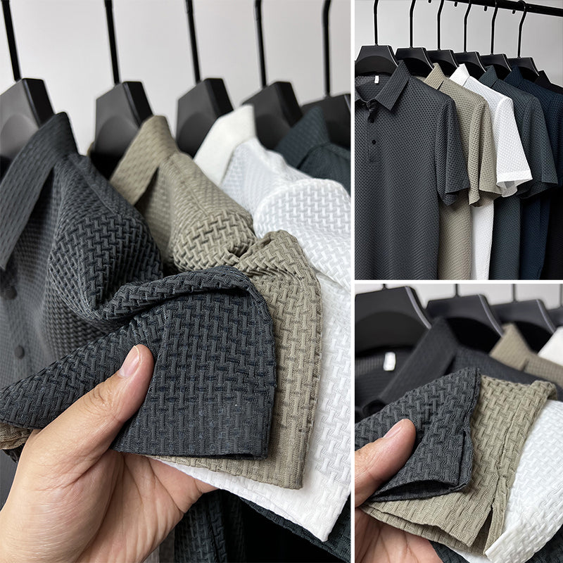 Gluschwein - Mesh Ice Silk Short Sleeve T-shirt Polo Shirt