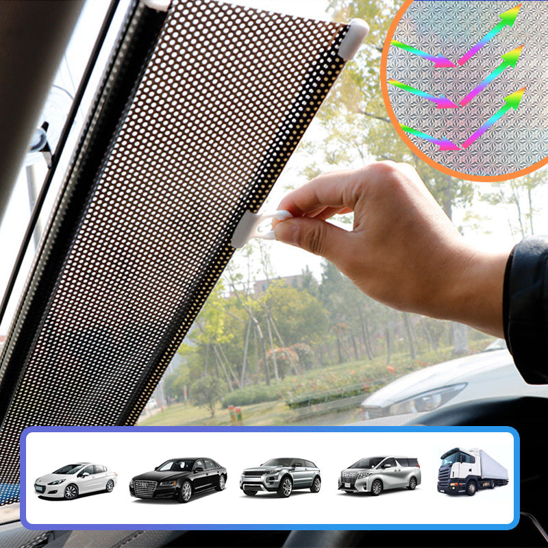 Automatisch einziehbarer Sonnenschutz für die Windschutzscheibe