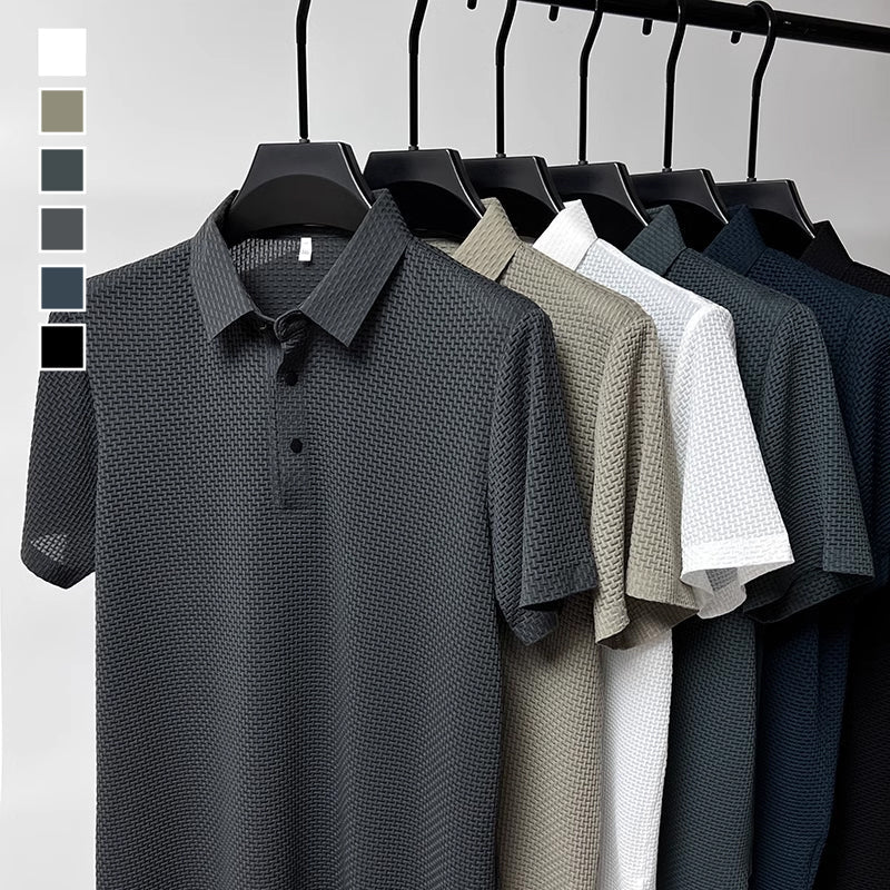 Gluschwein - Mesh Ice Silk Short Sleeve T-shirt Polo Shirt