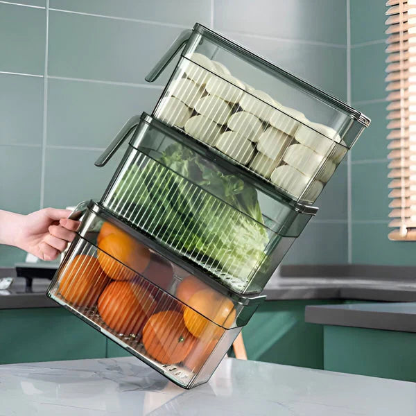 FridgeCrate™ – Luftdichte Kühlschrankaufbewahrungsbox | 50% Rabatt