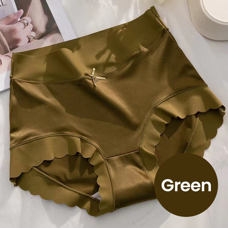Gluschwein - 💥Kaufe 2, erhalte 1 kostenlos🥰Atmungsaktive Damen-Slips aus hochelastischem Satin mit Baumwollfutter, gesund, bequem und nahtlos
