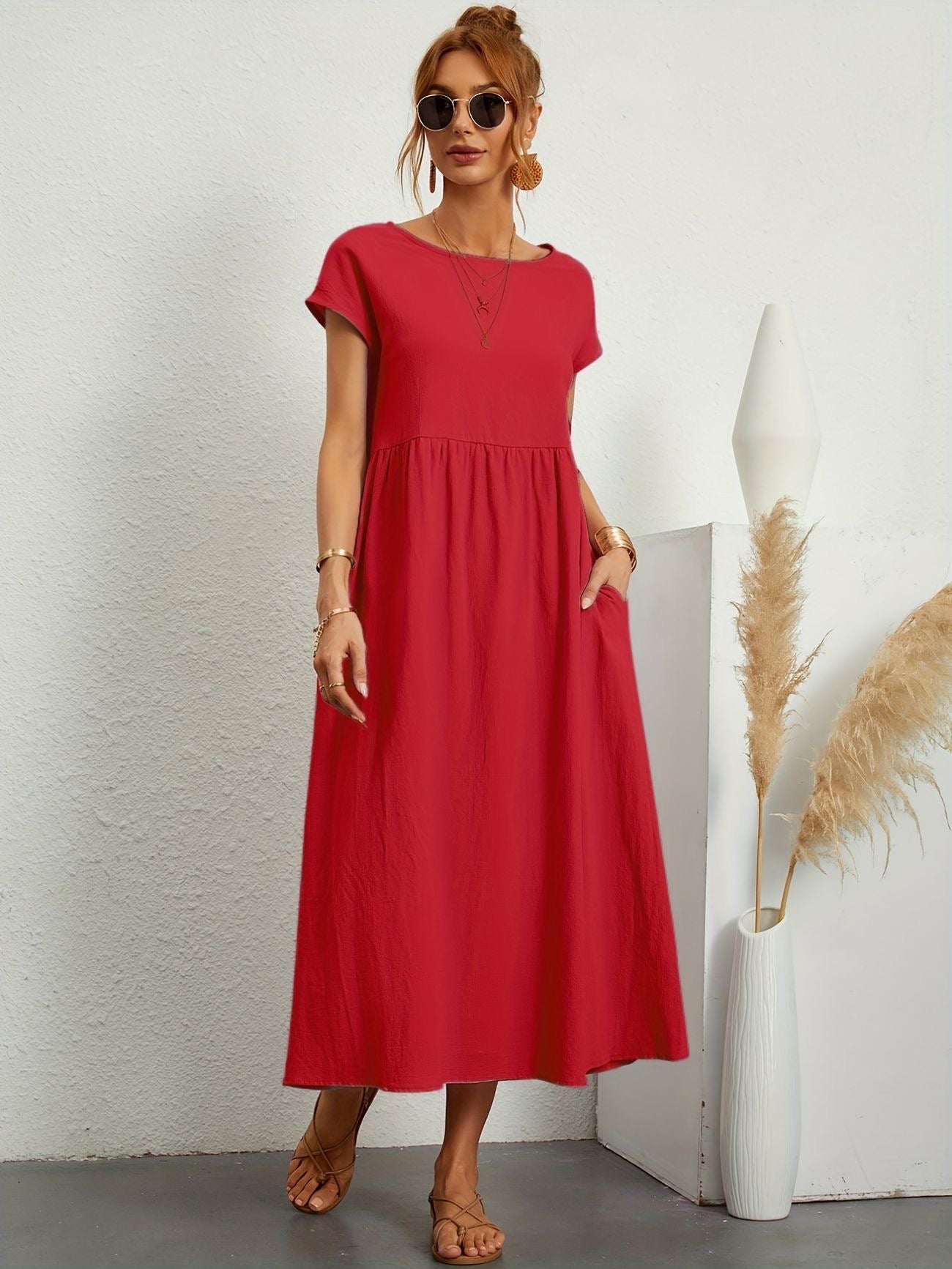 Gluschwein - Amelie - Elegantes Kleid Rot