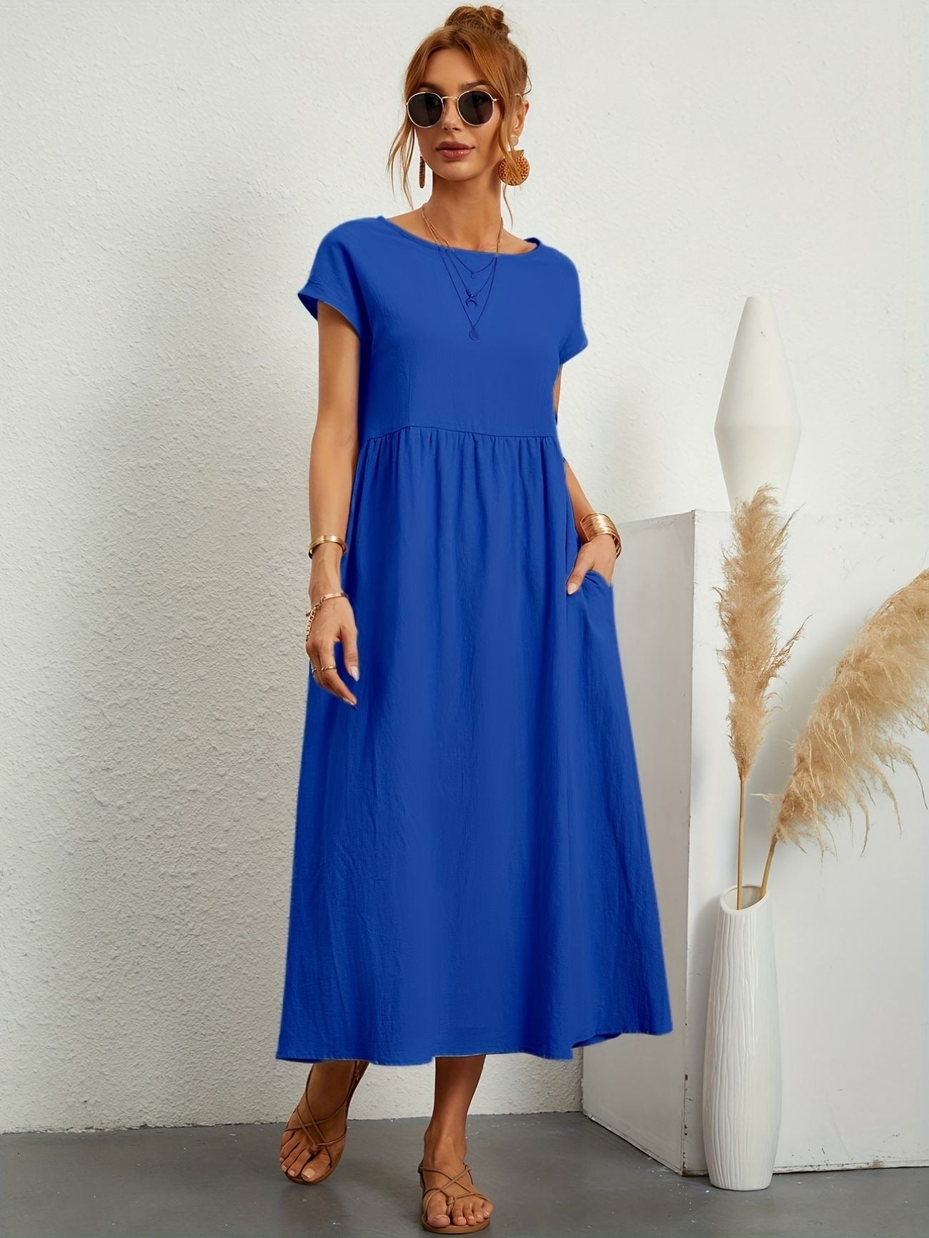 Gluschwein - Amelie - Elegantes Kleid Blau