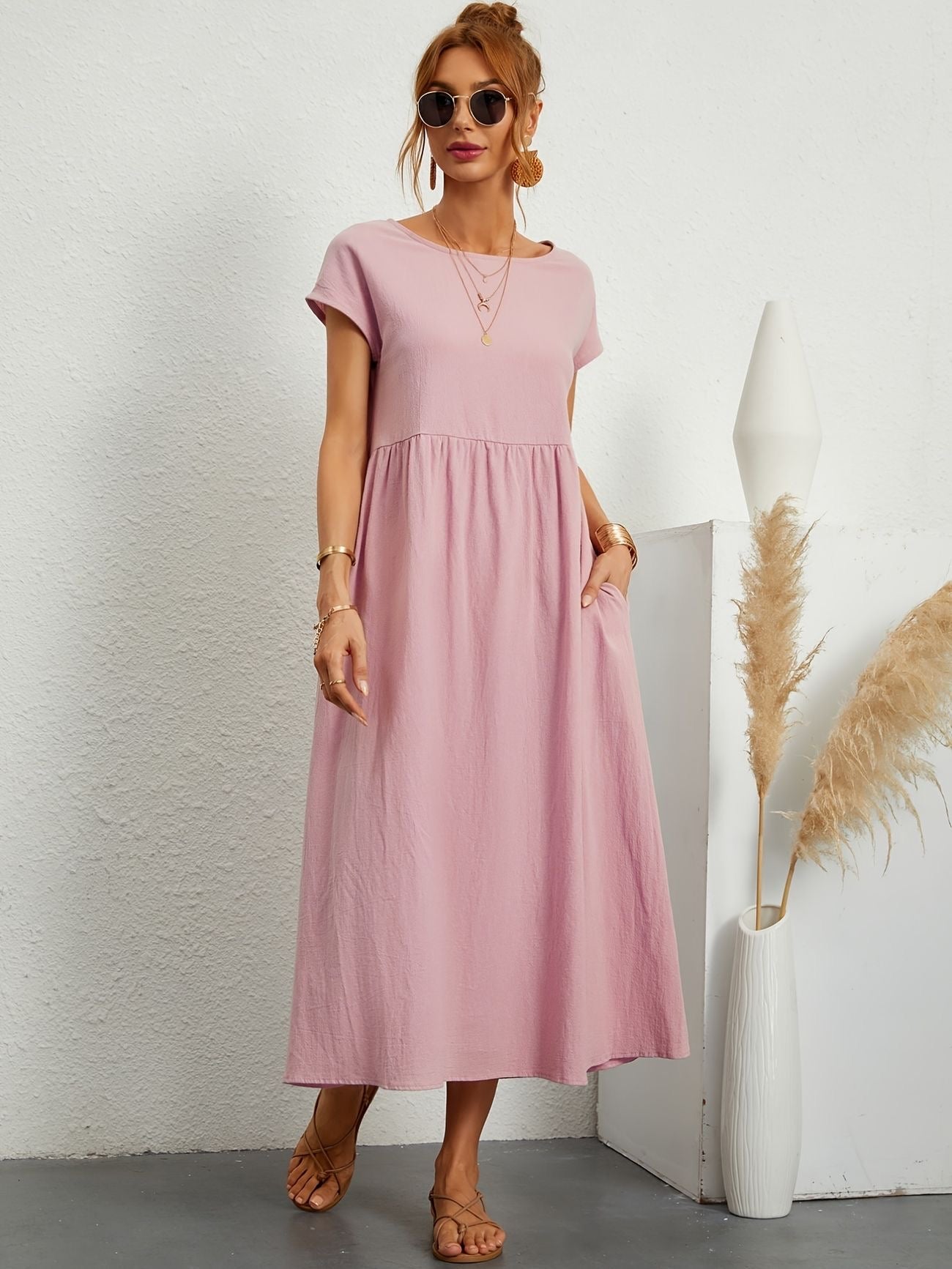 Gluschwein - Amelie - Elegantes Kleid Rosa