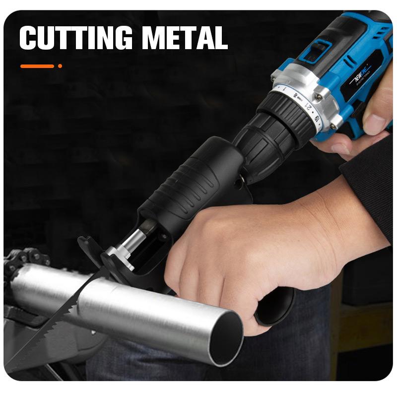 🔧 50% RABATT! ❄️ Sabersägeadapter für Bohrmaschine – Vielseitig, robust & einfach zu montieren – Ideal für Holz, Kunststoff & dünnes Metall