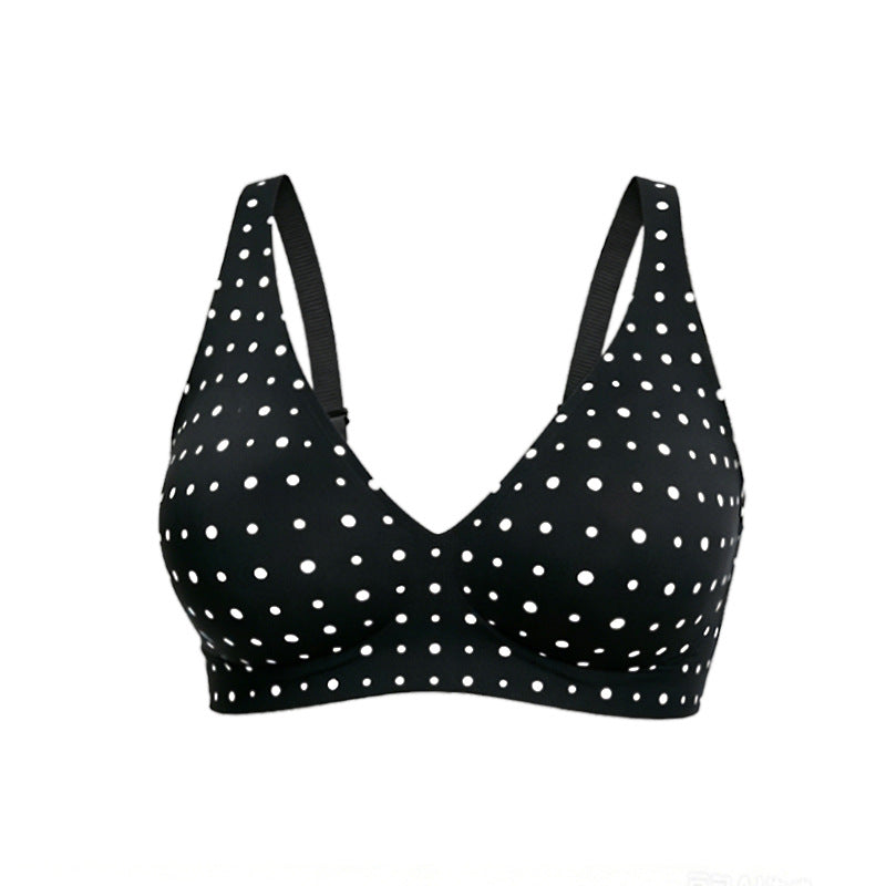 💜💜Jelly Wireless Damen Komfortable kabellose Push-up-BHs, nahtlose T-Shirt-BHs, BHs mit tiefem V-Ausschnitt für jeden Tag