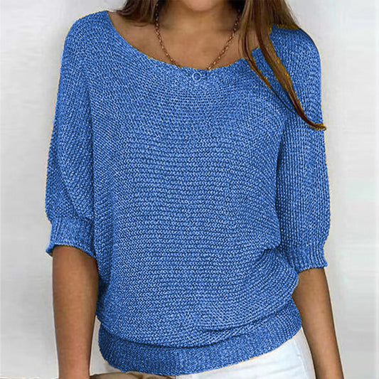 Gluschwein - Janica - Lässiger Pullover Blau