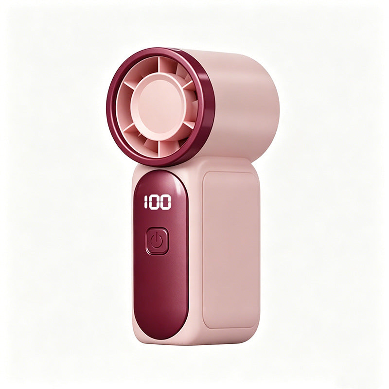 🌀Nur 16.99€ diesen Sommer!!!💨Mini-Handventilator mit LED-Anzeige –👍5-stufiger Turbo-Ventilator im Taschenformat.✨Über USB aufladbar, schnelle Kühlung für Reisen und beim Schminken. Das perfekte Geschenk.  Tragbare Kühlung