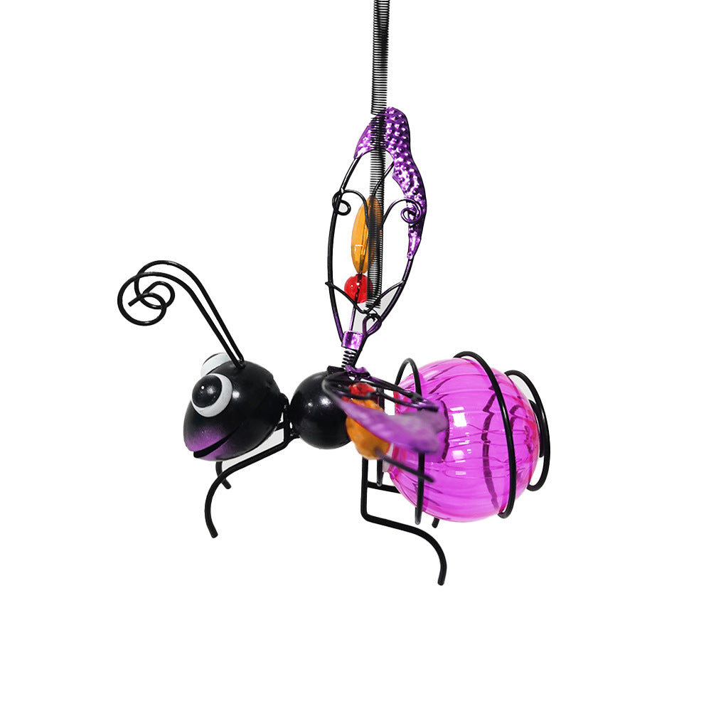 🔥Solange der Vorrat reicht 40 % Rabatt!🐝Outdoor Hanging Solar Bee Light