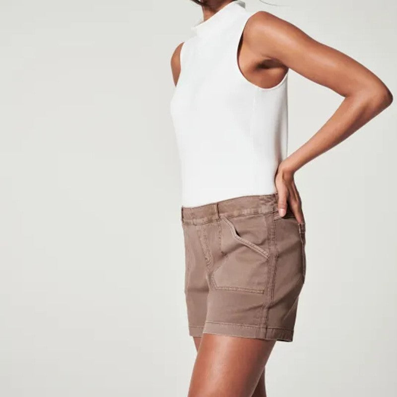 Gluschwein - Stretch-Twill-Shorts für Damen