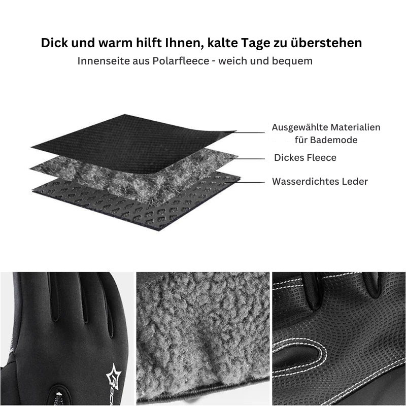 ThermoTouch | Wasserdichte Thermo-Handschuhe - Geeignet für Touchscreen