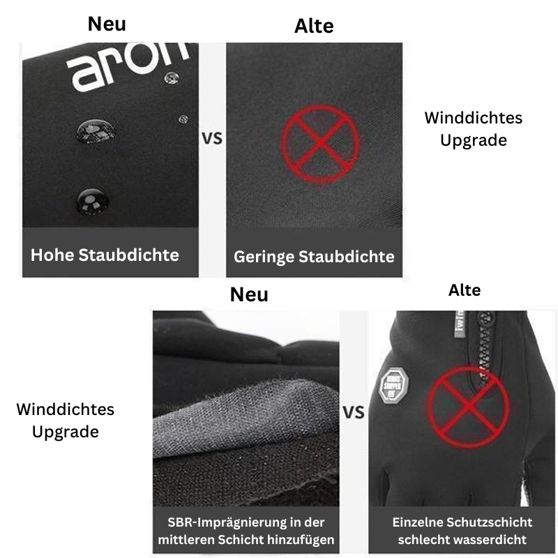 ThermoTouch | Wasserdichte Thermo-Handschuhe - Geeignet für Touchscreen