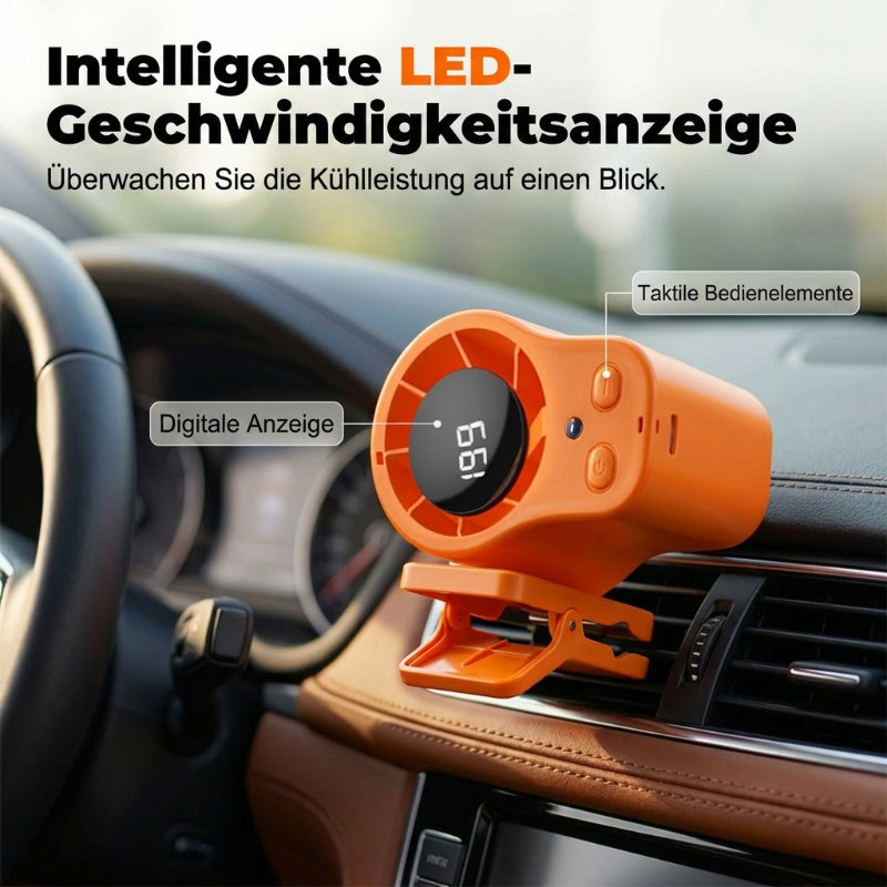 🔥HEISSER SALE – 50% RABATT🔥 Freihändiger persönlicher Kühlventilator mit LED-Display