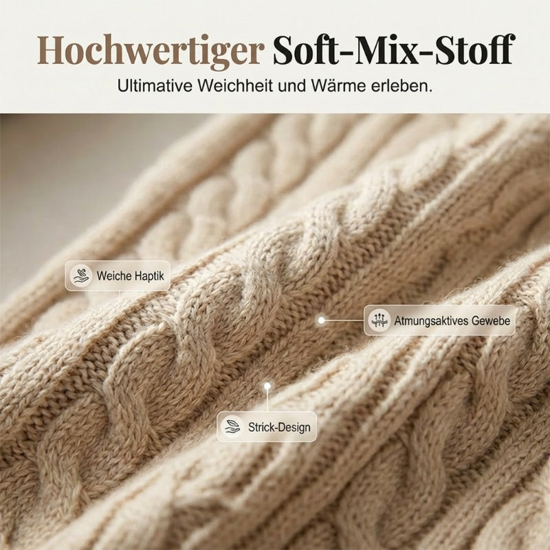 Gluschwein - 🔥 -50% NUR HEUTE! Elegante Strickweste mit Stehkragen – Stilvoll & zeitlos ✨