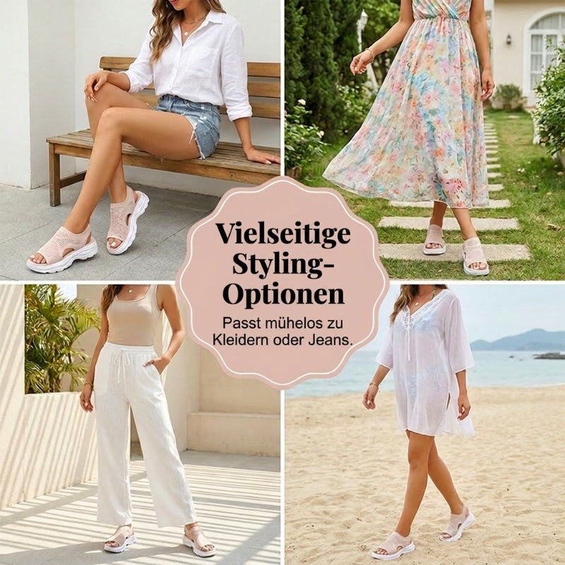 🔥🔥 Atmungsaktive Plateau-Sandalen aus Mesh für Damen