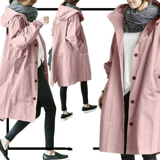 Gluschwein - Laila - Frühlings-Trenchcoat Rosa