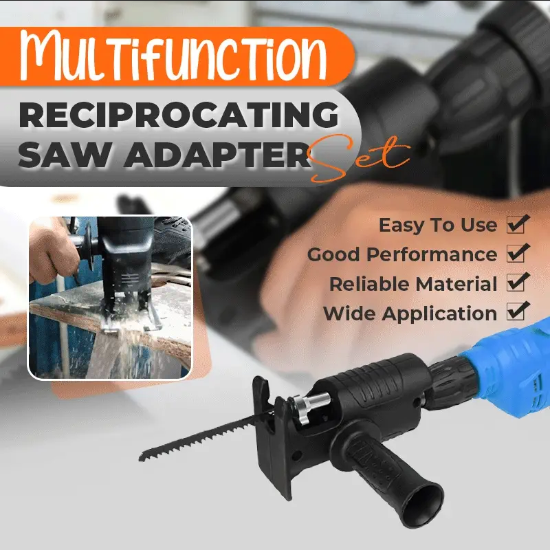 🔧 50% RABATT! ❄️ Sabersägeadapter für Bohrmaschine – Vielseitig, robust & einfach zu montieren – Ideal für Holz, Kunststoff & dünnes Metall