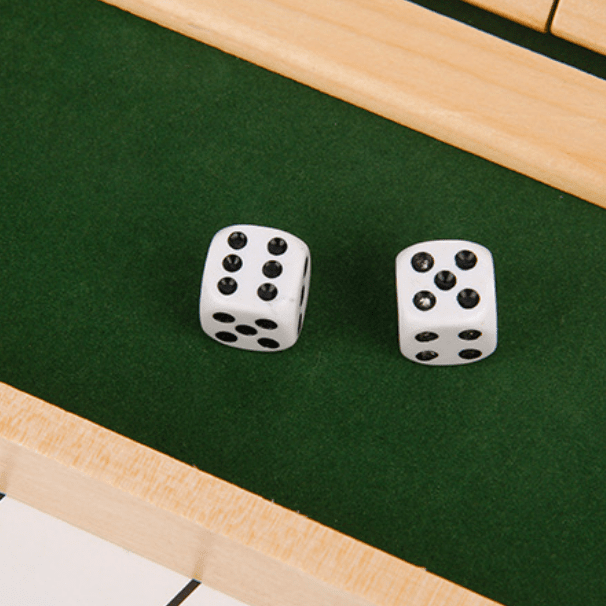 Gluschwein - „Shut The Box“-Spiel – Lustiges Tisch-Mathespiel für Erwachsene und Kinder