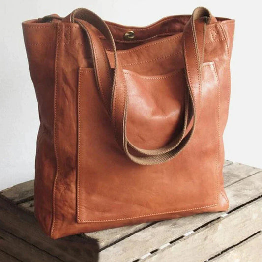 Gluschwein - Lorena - Stylische Ledertasche Braun