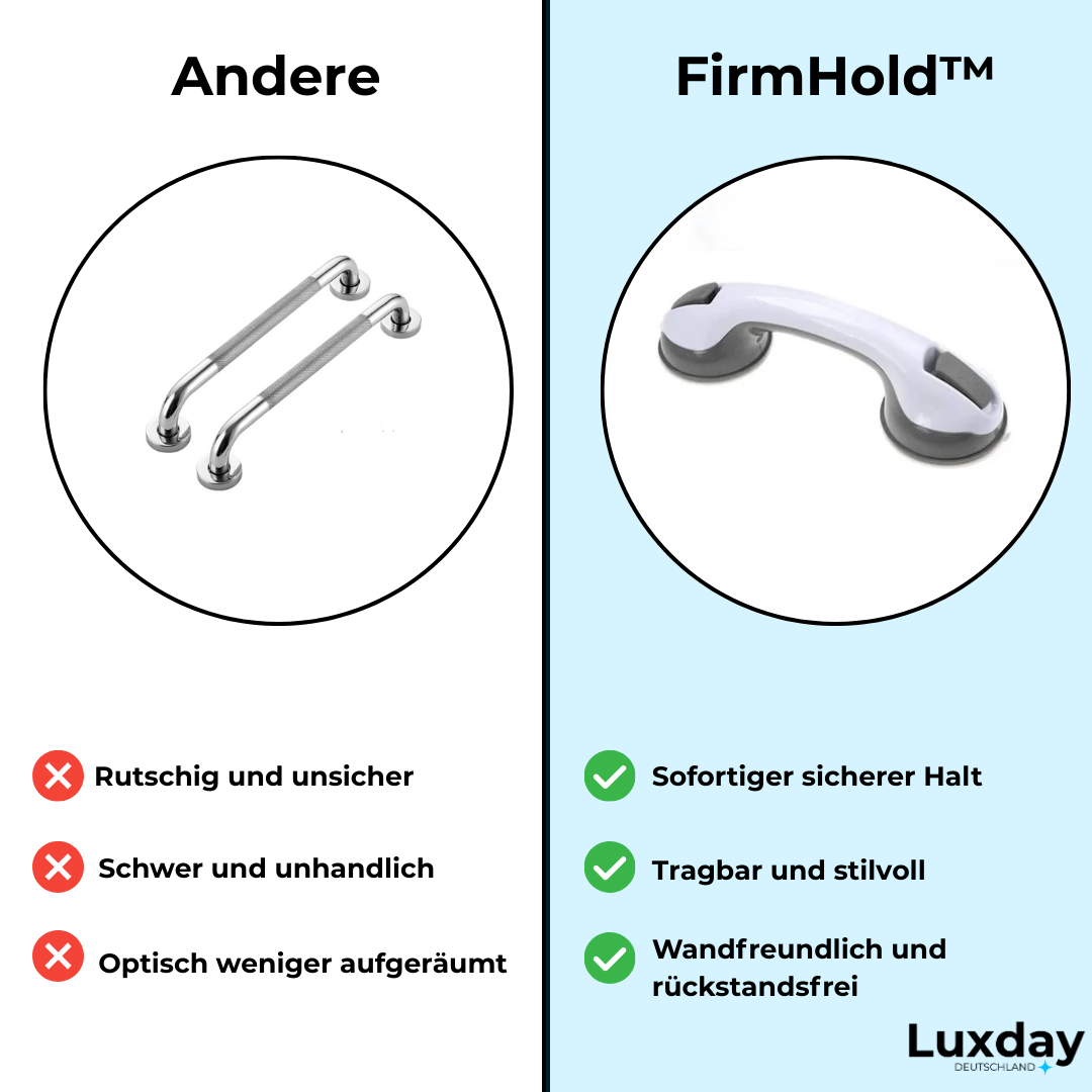 FirmHold | Mit jedem Griff spüren Sie unerschütterliches Vertrauen.