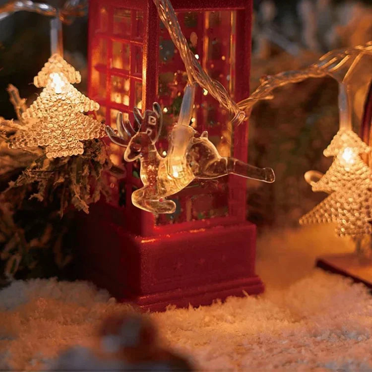 1+1 GRATIS | ChristLed | Schneeflocken-LED-Lichterkette