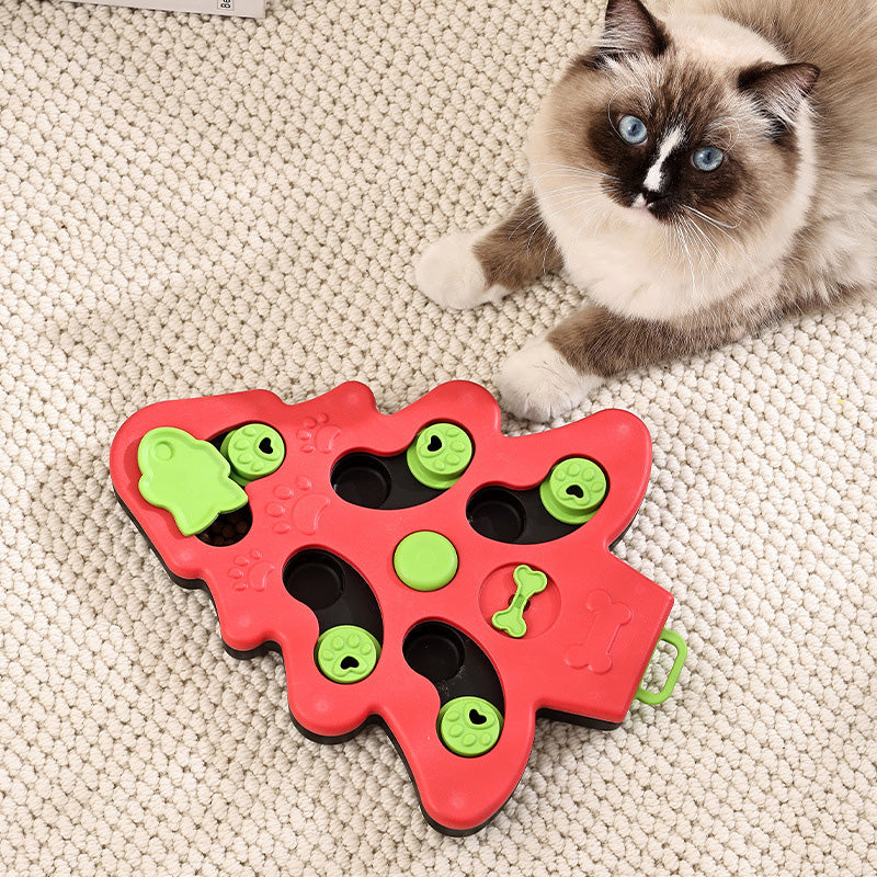 Bol puzzle intelligent pour mangeoire pour animaux de compagnie