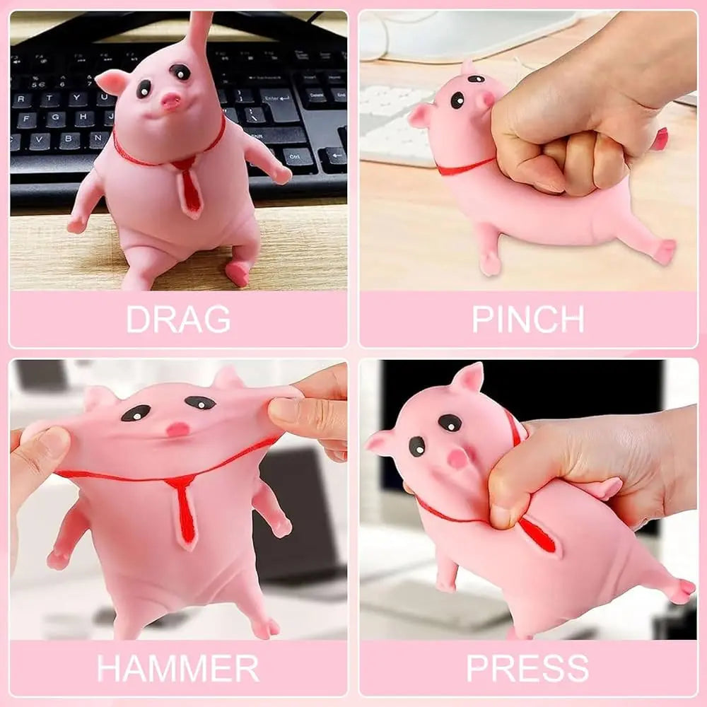 Schlag-Schweinchen Antistress-Spielzeug — Unendlicher Slap-Spaß für gute Laune