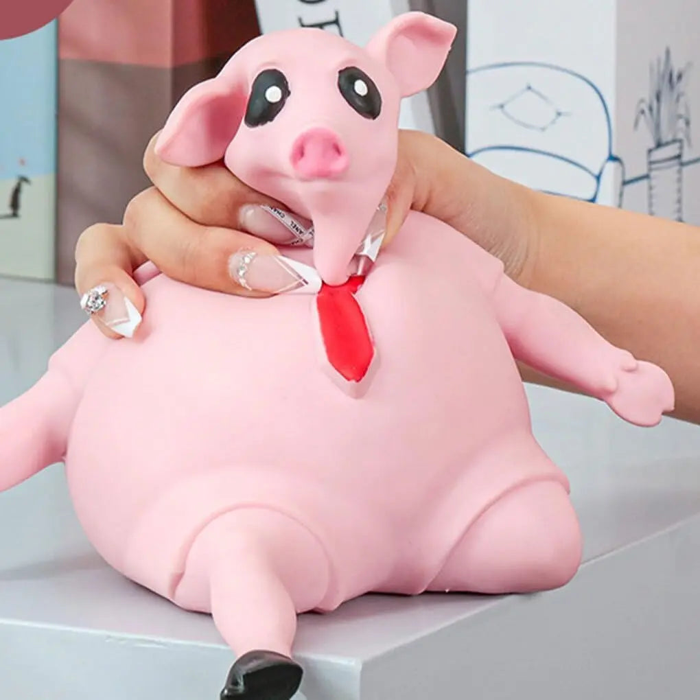 Schlag-Schweinchen Antistress-Spielzeug — Unendlicher Slap-Spaß für gute Laune