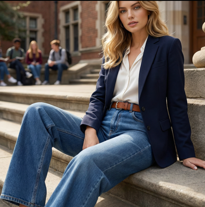 📢📢50%Rabatt!!!🎉🏆 Verkaufsschlager – jetzt halber Preis! Beinverlängernde Wide-Leg Jeans