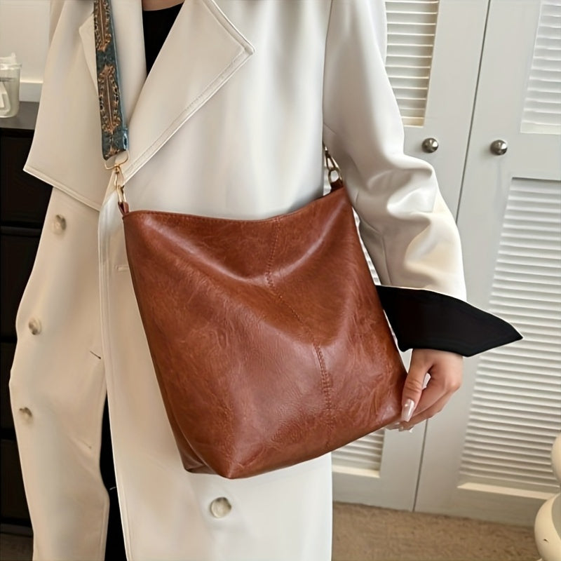 Mirelda – Bolso de hombro casual con correa ancha