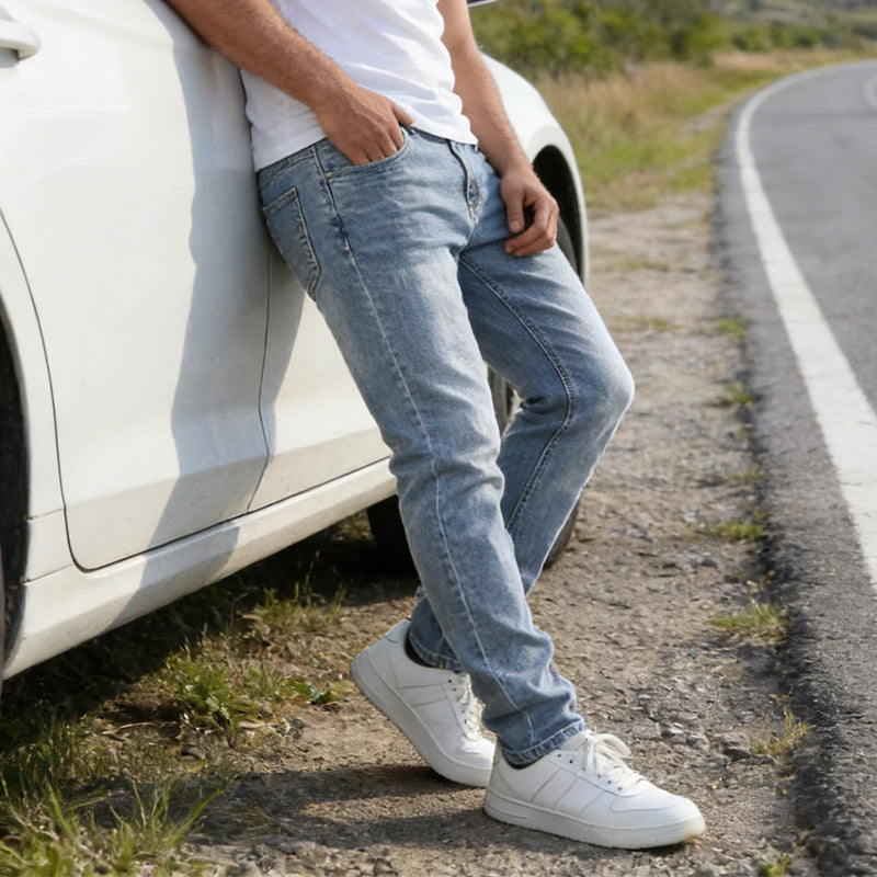 Gluschwein - 👖 50% RABATT! 🔥 Moderne Slim-Fit-Stretchjeans für Herren – Bequemer Stretch, Moderne Passform & Vielseitiger Alltagslook 💙