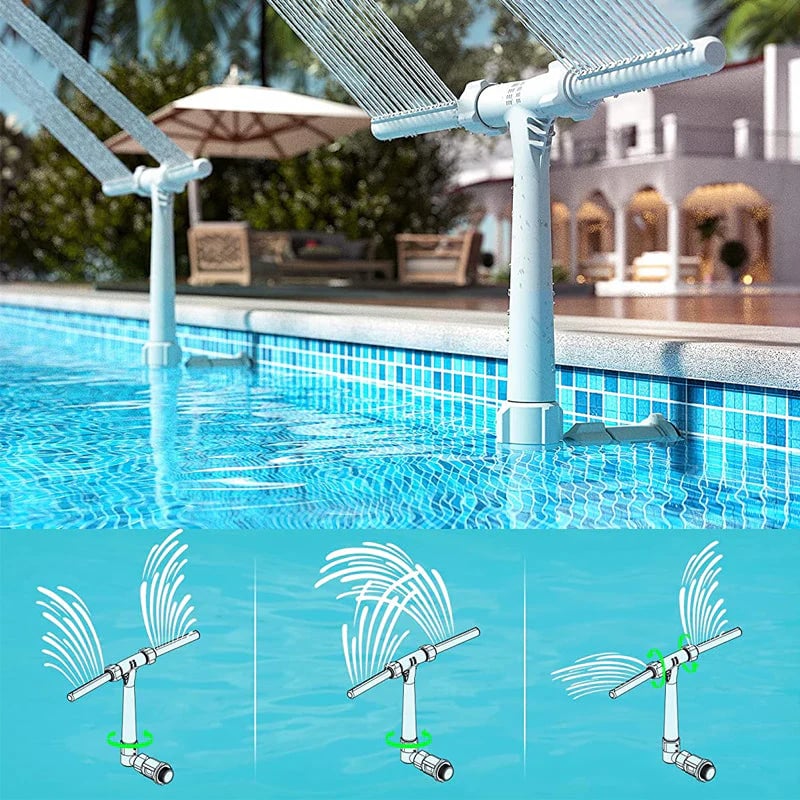 Gluschwein - HypnoMist™ – Verwandeln Sie Ihren Poolbereich in eine kühle, farbenfrohe nächtliche Oase